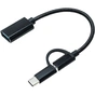 Перехідник OTG AC-150 2in1 USB 3.0 - MicroUSB USB Type-C Black XoKo (AC-150-BK) - зменшене зображення 1