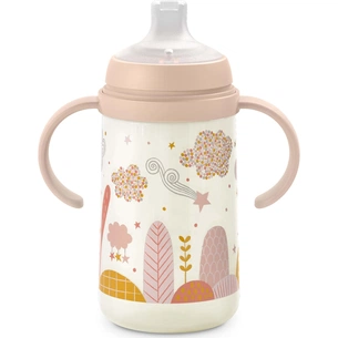 Поїльник-непроливайка Suavinex Dreams з силіконовим носиком, 270 мл, +6 місяців, нюдова (308290) зображення 1