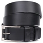 Ремінь Grande Pelle Під джинси з натуральної шкіри Чорний (11687) - зменшене зображення 1