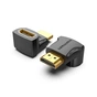 Перехідник HDMI F to HDMI M 270° 4K 60Hz PVC Vention (AINB0) - зменшене зображення 1