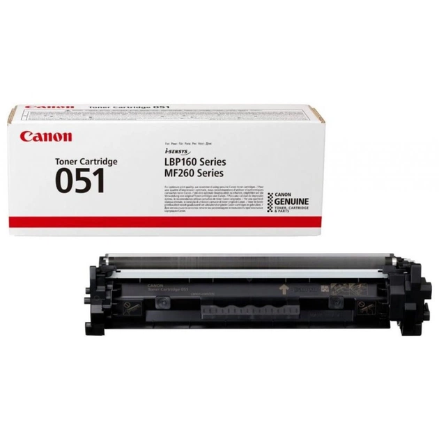 Картридж Canon 051 Black 1.7K (2168C002) - зображення 1