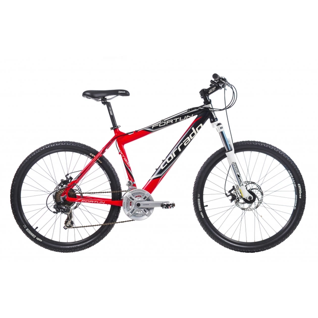 Велосипед Corrado Fortun 26" рама-21" Al Black/Red (0311-К-21) - изображение 1