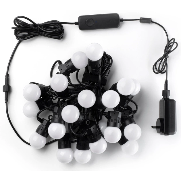 Гірлянда Twinkly Smart LED Twinkly Festoon RGB 20, G45, Gen II, IP44, 10м, чорний (TWF020STP-BEU) - picture 10