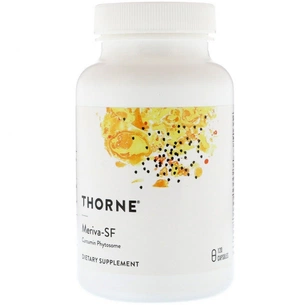 Травы Thorne Research Фитосома Куркумина, Meriva-SF, Curcumin Phytosome, 120 Капс (THR-00484) изображение 1