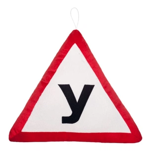 М'яка іграшка Tigres Подушка дорожній знак "У" (ПД-0228) зображення 1