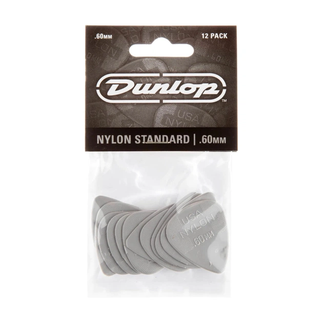 Медіатор Jim Dunlop Nylon Standard Pick 0.60mm 12 шт. (44P.60) - picture 3
