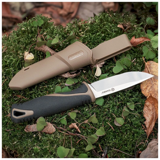 Ніж Ganzo G807-DY Бежевий з ножнами (G807DY) - зображення 8