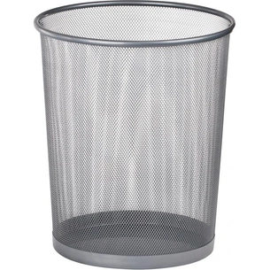 Кошик для паперів Buromax Wire mesh, silver 15 л (BM.6270-24) зображення 1