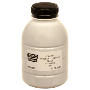 Тонер Tomoegawa HP LJ PRO CP1025/CP1215/CP5525 100g BLACK Chemical (CGK-02K-100) зображення 1
