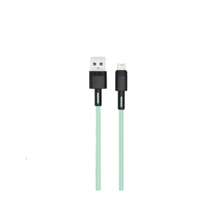 Дата кабель USB 2.0 AM to Lightning 1.0m 5A green XO (NB166-L-1-GR) зображення 1