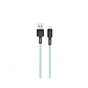 Дата кабель USB 2.0 AM to Lightning 1.0m 5A green XO (NB166-L-1-GR) - зменшене зображення 1