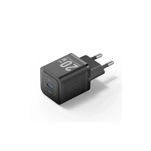 Зарядний пристрій Vention USB-C PD20W GaN black (FEPB0-EU) зображення 1