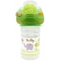 Пляшечка для годування Baby Team з широким горлом 6+, 250 мл (1002_зеленый) - зменшене зображення 2