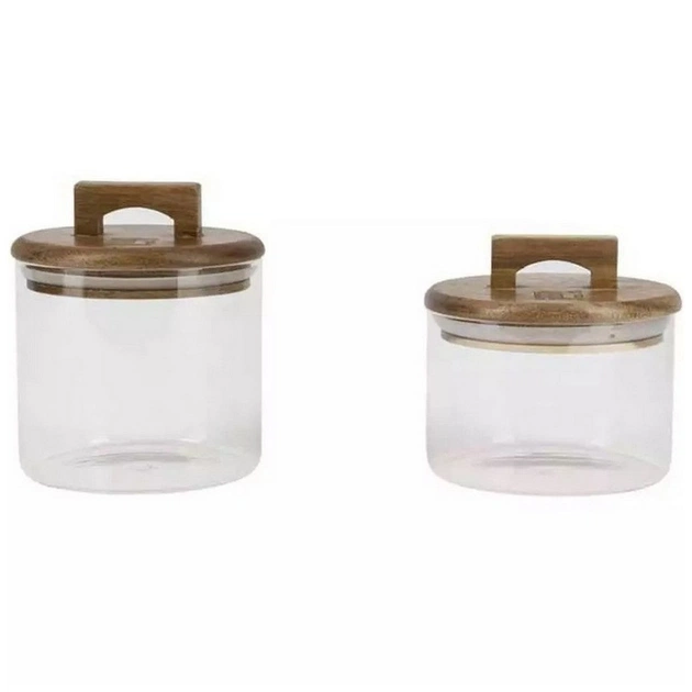 Емкость для сыпучих продуктов Bergner Coffee & Tea lovers 2 шт (BG-20503-MM) - изображение 1