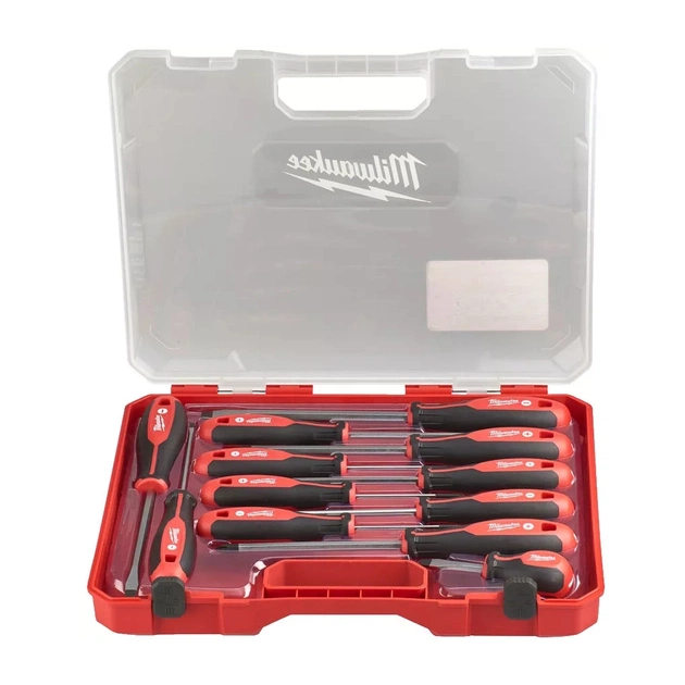 Набір викруток Milwaukee магнітних з тригранною рукояткою, в пластиковому кейсі 12шт. (4932472003) - picture 2