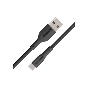 Дата кабель USB 2.0 AM to USB-C 1.2m Promate (xcord-ac.black) зображення 1