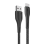Дата кабель USB 2.0 AM to USB-C 1.0m led black ColorWay (CW-CBUC034-BK) - зменшене зображення 2