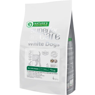 Сухий корм для собак Nature's Protection Superior Care White Dogs Insect All Sizes and Life Stages 4 кг (NPSC47598) зображення 1