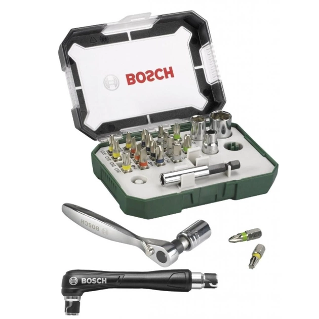 Набір біт Bosch Promobasket Set 19 шт + держатель + трещетка (2.607.017.392) - picture 3