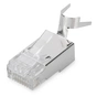 Коннектор RJ45 cat.6A STP 8P8C, 100pcs Digitus (DN-219604) - уменьшенное изображение 1