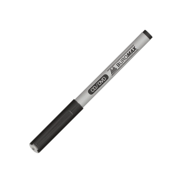Маркер Buromax CD/DVD "JOBMAX", black, 0.6мм (BM.8701-01) - зображення 1