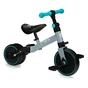 Біговел MoMi Loris 3 в 1 велосипед Grey-Turquoise (ROBI00041) - зменшене зображення 3