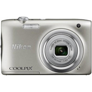 Цифровий фотоапарат Nikon Coolpix A100 Silver (VNA970E1) зображення 1