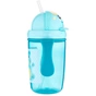 Поїльник-непроливайка Canpol babies Hello Little з трубочкою 400 мл Бірюзовий (56/500_tur) - зменшене зображення 2