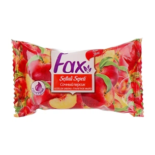 Тверде мило Fax Соковитий персик 75 г (8690506481032) зображення 1