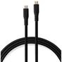 Дата кабель USB-C to USB-C 1.2m UBS3.2 Gen2 10G 100W Chip Silicon Black Vinga (VCPDCCC31012SB) - зменшене зображення 1
