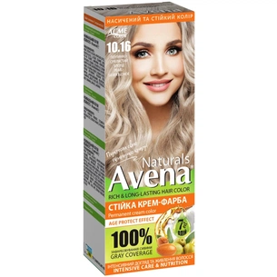 Фарба для волосся Acme Color Avena Naturals Стійка 10.16 - Pearl Silver Blonde (4823115503046) зображення 1