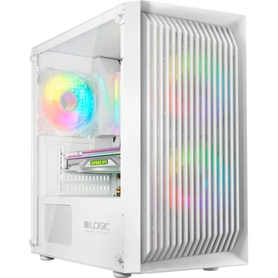 Корпус Logic concept ATOS MESH+GLASS ARGB fans 3x120mm WHITE (AM-ATOS-20-0000000-0002) зображення 1