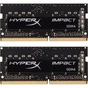 Модуль пам'яті для ноутбука SoDIMM DDR4 8GB (2x4GB) 2400 MHz HyperX Impact Kingston Fury (ex.HyperX) (HX424S14IBK2/8) - зменшене зображення 1