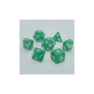 Набір кубиків для настільних ігор Games 7 Days Pearl 7 Dice Set - Green (g7dpearl16) зображення 1