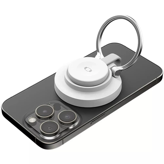 Бездротовий зарядний пристрій Proove Knocker 2 in 1 Qi2 15W White (WSPK15012002) - picture 11