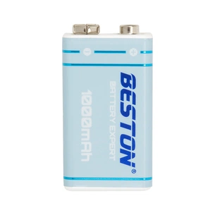 Акумулятор Beston Крона 9V USB Type-C 1000mah Li-ion (9VC-10VC/AA620289) изображение 1