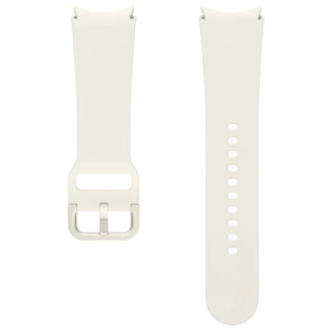 Ремінець до смарт-годинника Samsung Sport Band (S/M) Galaxy Watch 4/4 Classic/5/5 Pro/6/6 Classic Cream (ET-SFR93SUEGEU) зображення 1
