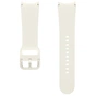 Ремінець до смарт-годинника Samsung Sport Band (S/M) Galaxy Watch 4/4 Classic/5/5 Pro/6/6 Classic Cream (ET-SFR93SUEGEU) - зменшене зображення 1