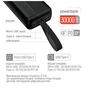 Батарея універсальна ColorWay 30 000 mAh High-power 2 PD/20W, QC/3.0, USB-C/Micro-USB (CW-PB300LPC2BK-PD) - уменьшенное изображение 5