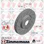 Гальмівний диск ZIMMERMANN 400.3676.20 - зменшене зображення 1