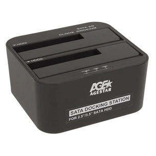 Док-станція для накопичувачів AgeStar 3UBT6-6G (Black) зображення 1