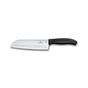 Кухонний ніж Victorinox SwissClassic Santoku 17 см Black (6.8523.17B) - зменшене зображення 2