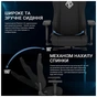 Крісло ігрове Anda Seat Phantom 3 Fabric Size XL Dark Gray (AD18XL-52-GB-F-G01) - зменшене зображення 11
