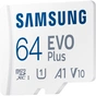 Карта пам'яті Samsung 64GB microSDXC class 10 EVO PLUS UHS-I (MB-MC64KA/RU) - зменшене зображення 2