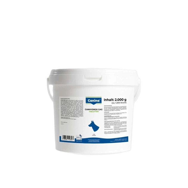 Витамины для собак Canina Petvital Canhydrox GAG Для костей и суставов 1200 таблеток (4027565123537) - изображение 1