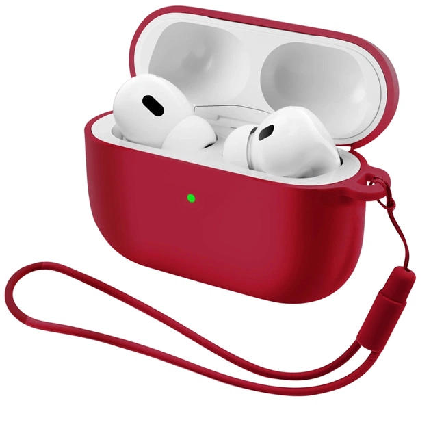 Чохол для навушників Armorstandart Silicone Case для Apple Airpods Pro 3 Wine Red (ARM88302) - зображення 1