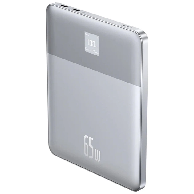 Батарея універсальна Baseus Blade2 Ultra 12000mAh 65W, Galaxy Silver (P10063800S12-00 / PPBLD2-65) - зображення 1