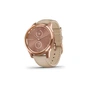 Смарт-годинник Garmin vivomove Luxe, RoseGold, Light Sand, Leather (010-02241-21) - зменшене зображення 1