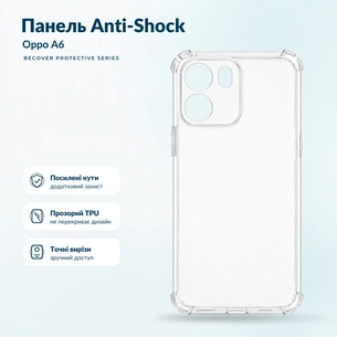 Чохол до мобільного телефона BeCover Anti-Shock Oppo A6 Clear (716091) зображення 1