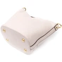 Сумка Vintage Компактна жіноча з автономною косметичкою всередині з натуральної шкіри Біла (22365) - зменшене зображення 5